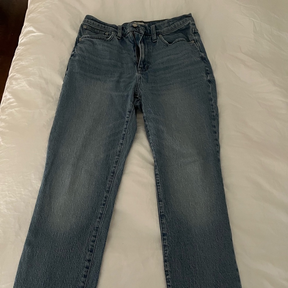 Madewell hi rise slim boyjean